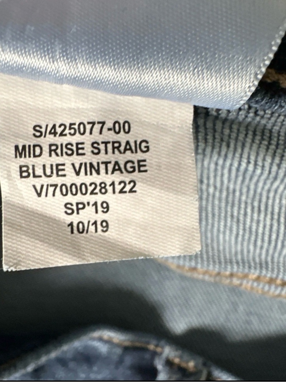 Banana Republic Premium Denim Women Jeans Size 31 Mid Rise Straight Raw Hem - Picture 6 of 8
